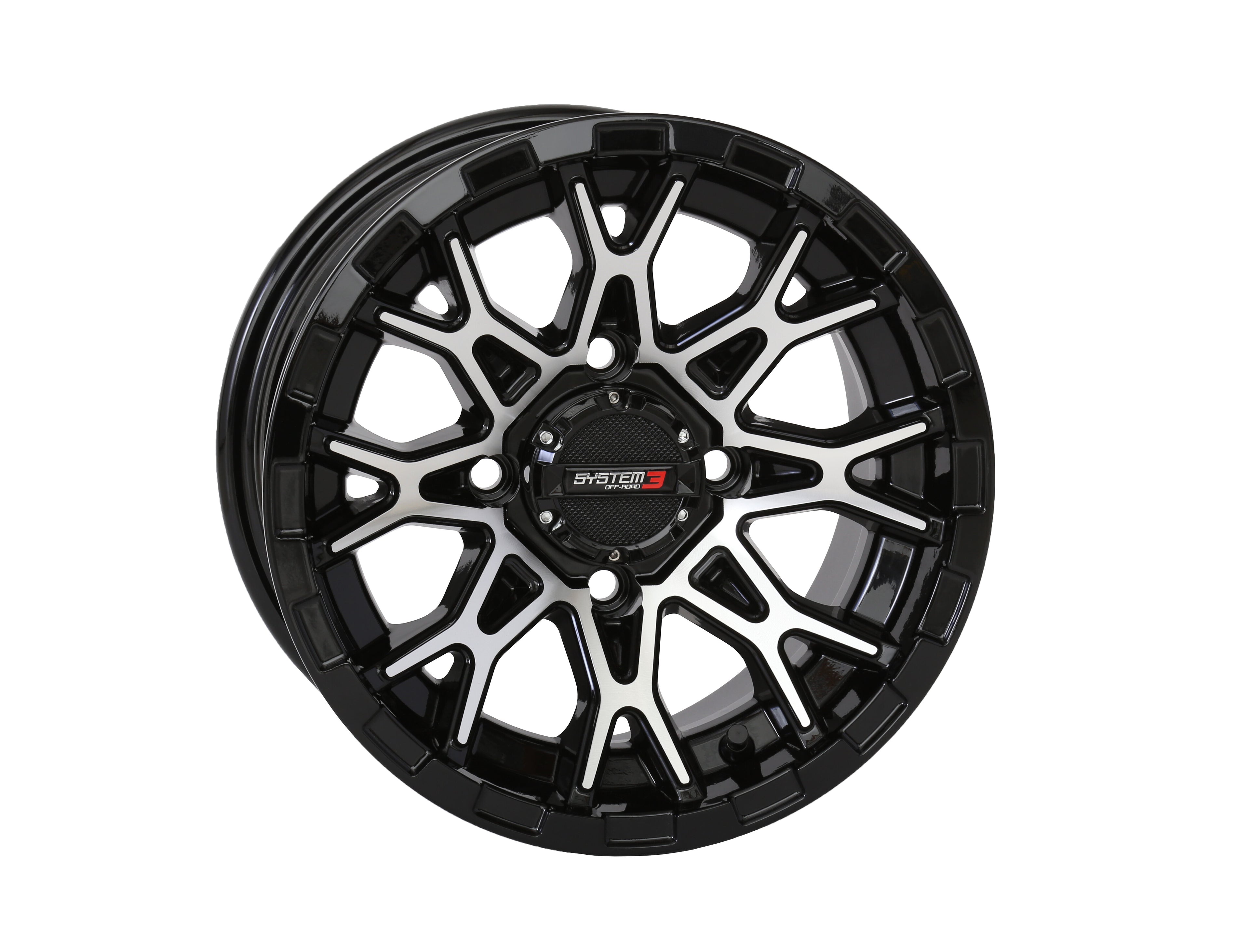 St6 Wheel 14X7 4+3 (+10Mm) 4/156 Gloss Black/Machined