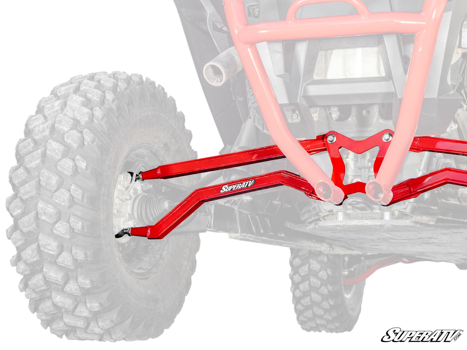 Polaris RZR XP 1000 Boxed Radius Arms — Red