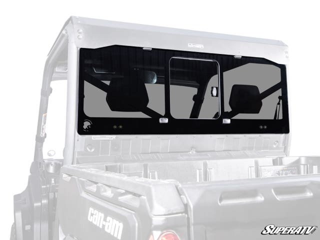Can-Am Defender HD7 Glass Sliding Rear Windshield
